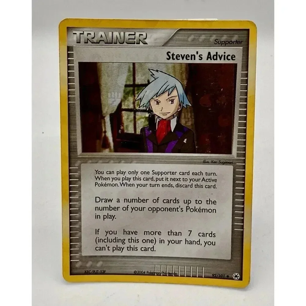 Steven's Advice 92/101 EX Hidden Legends Reverse Holo 2004 Pokémon TCG LP‎